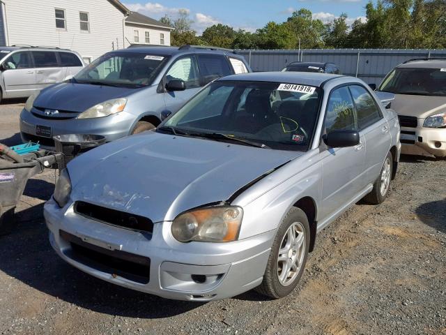 JF1GD67515H517877 - 2005 SUBARU IMPREZA RS SILVER photo 2