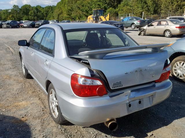 JF1GD67515H517877 - 2005 SUBARU IMPREZA RS SILVER photo 3