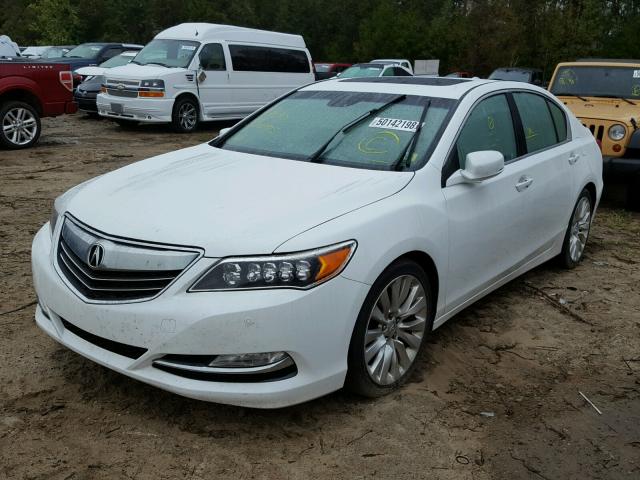 JH4KC1F96EC003212 - 2014 ACURA RLX ADVANC თეთრი ფოტო 2