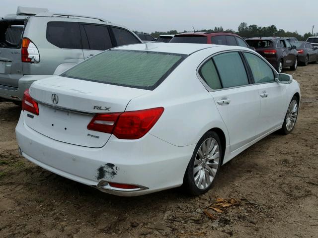 JH4KC1F96EC003212 - 2014 ACURA RLX ADVANC თეთრი ფოტო 4