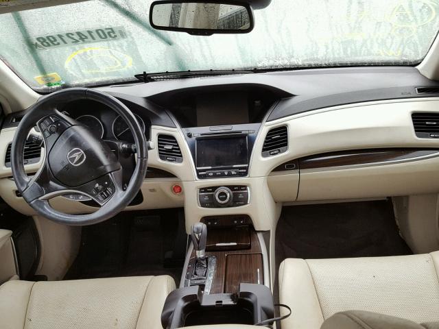 JH4KC1F96EC003212 - 2014 ACURA RLX ADVANC თეთრი ფოტო 9