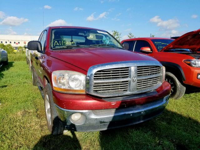 1D7HA18286S569967 - 2006 DODGE RAM 1500 S RED photo 1