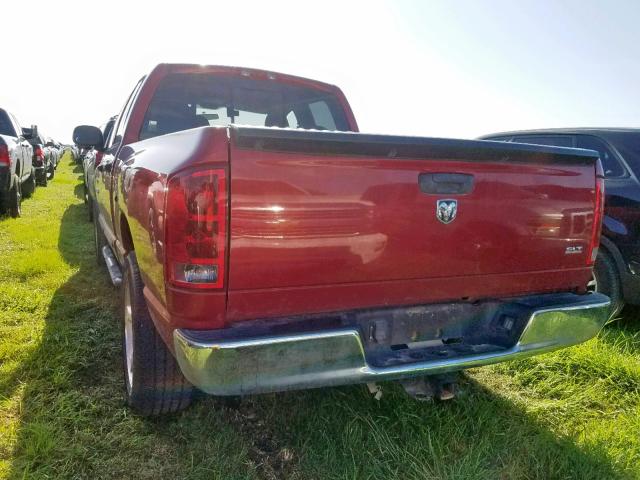 1D7HA18286S569967 - 2006 DODGE RAM 1500 S RED photo 3