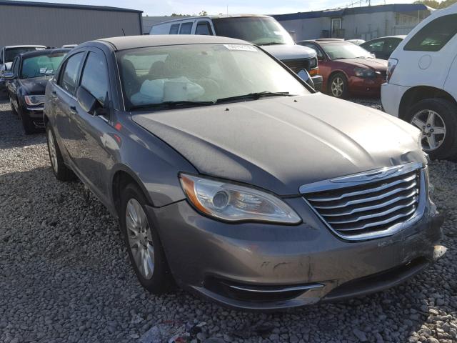 1C3CCBABXCN134817 - 2012 CHRYSLER 200 LX GRAY photo 1