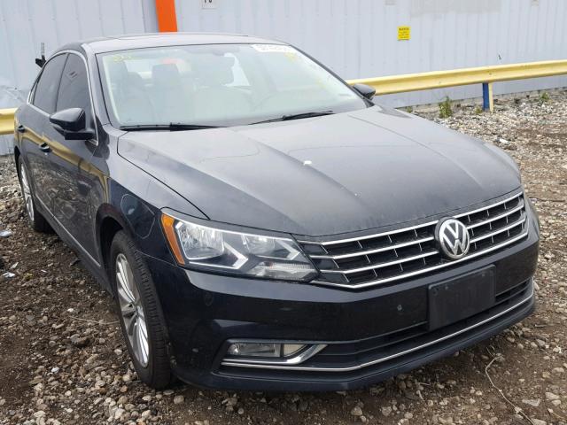 1VWBT7A37GC068741 - 2016 VOLKSWAGEN PASSAT SE BLACK photo 1