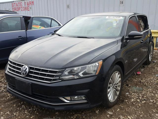 1VWBT7A37GC068741 - 2016 VOLKSWAGEN PASSAT SE BLACK photo 2