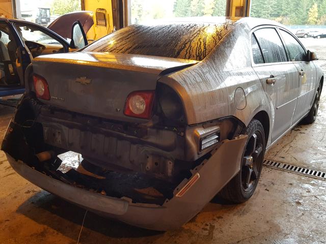 1G1ZH57B49F191400 - 2009 CHEVROLET MALIBU 1LT 银色 照片 4