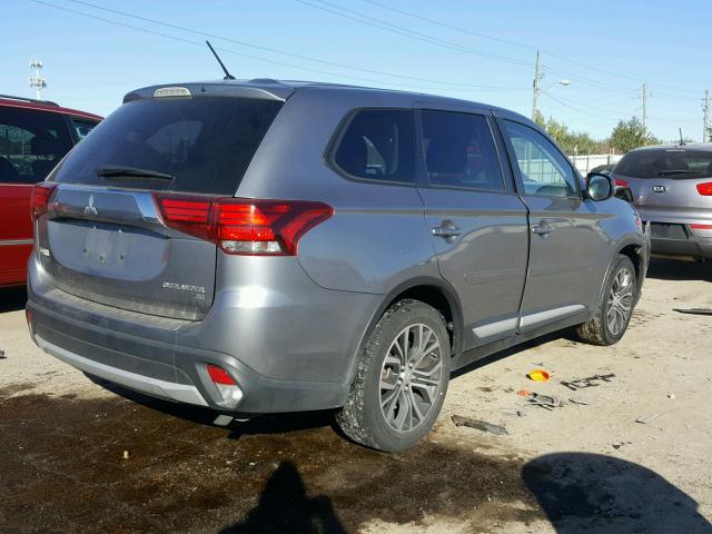 JA4AD3A36GZ017291 - 2016 MITSUBISHI OUTLANDER GRAY photo 4