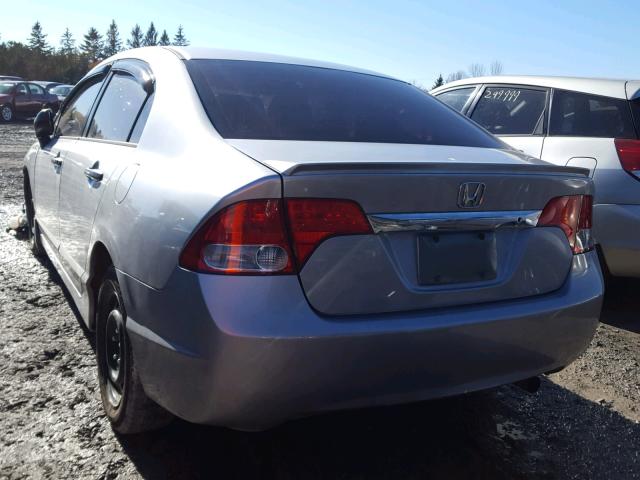 2HGFA15357H016802 - 2007 HONDA CIVIC DX SILVER photo 3