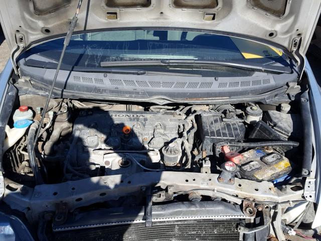 2HGFA15357H016802 - 2007 HONDA CIVIC DX SILVER photo 7