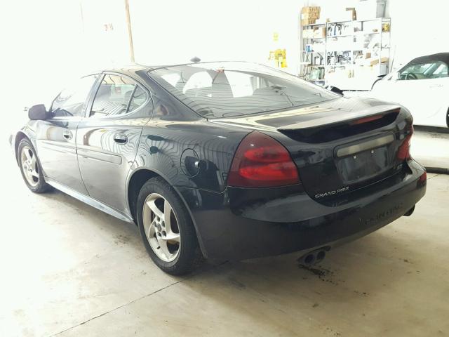 2G2WR524741129896 - 2004 PONTIAC GRAND PRIX BLACK photo 3