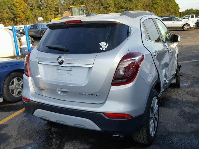 KL4CJASB7HB006645 - 2017 BUICK ENCORE PRE SILVER photo 4