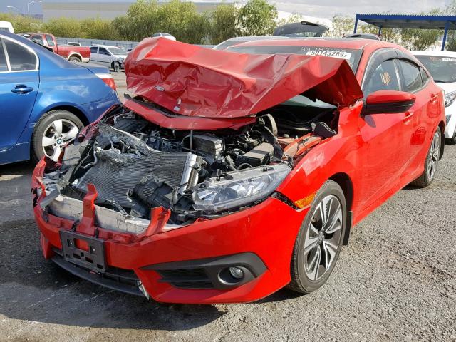 2HGFC1F77HH636032 - 2017 HONDA CIVIC EXL 红色 照片 2