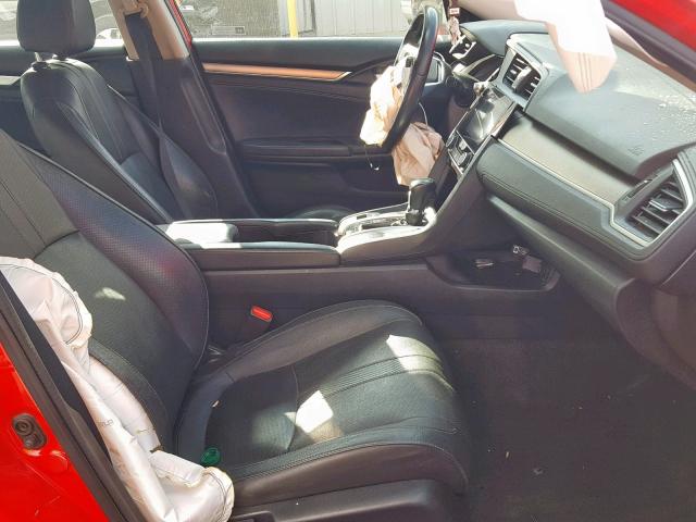 2HGFC1F77HH636032 - 2017 HONDA CIVIC EXL 红色 照片 5