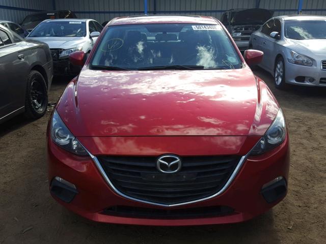 JM1BM1W75E1148962 - 2014 MAZDA 3 GRAND TO RED photo 9