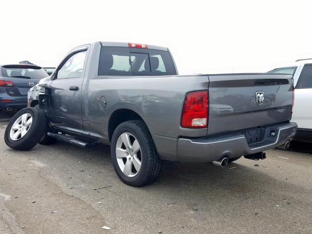 3C6JD6AT9CG196886 - 2012 DODGE RAM 1500 S GRAY photo 3