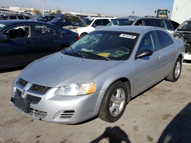 1B3EL46T45N674900 - 2005 DODGE STRATUS SX SILVER photo 2