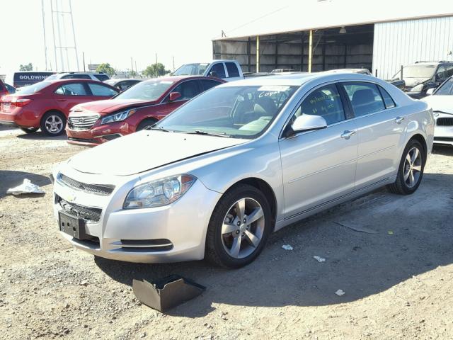 1G1ZC5EU4CF148430 - 2012 CHEVROLET MALIBU 1LT GRAY photo 2