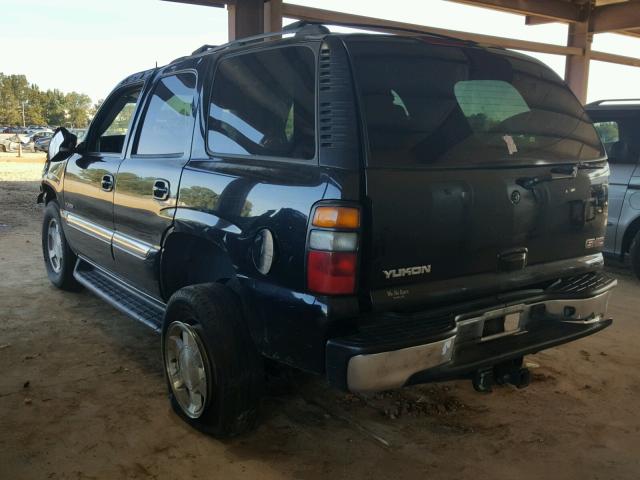 1GKEC13T75J133563 - 2005 GMC YUKON BLACK photo 3