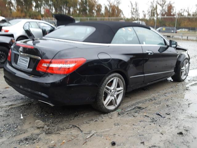 WDDKK7DFXCF162316 - 2012 MERCEDES-BENZ E 550 BLACK photo 4