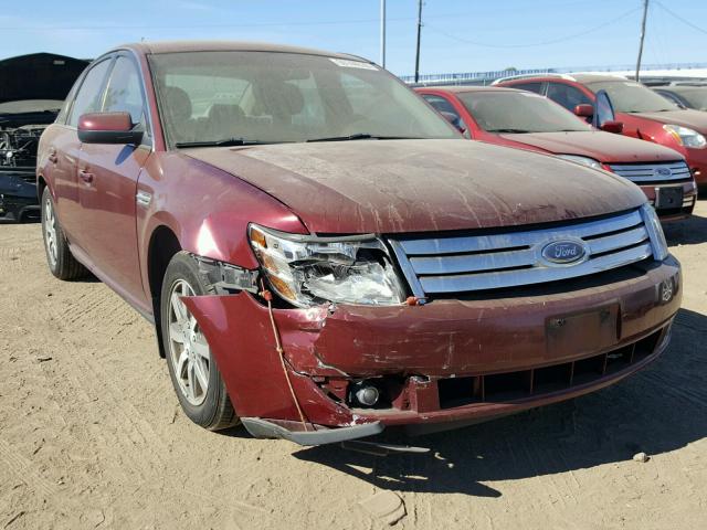 1FAHP24WX8G114041 - 2008 FORD TAURUS SEL MAROON photo 1