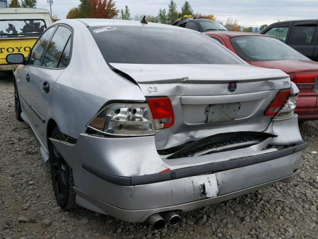 YS3FB49S431006438 - 2003 SAAB 9-3 LINEAR GRAY photo 3