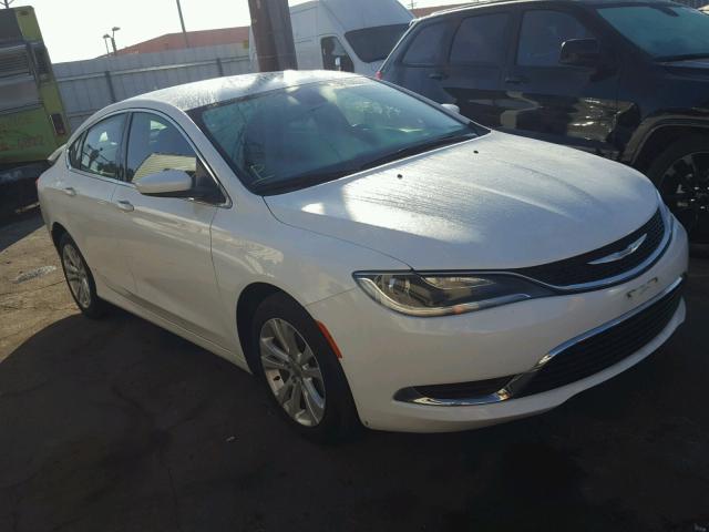 1C3CCCABXFN650427 - 2015 CHRYSLER 200 LIMITE WHITE photo 1