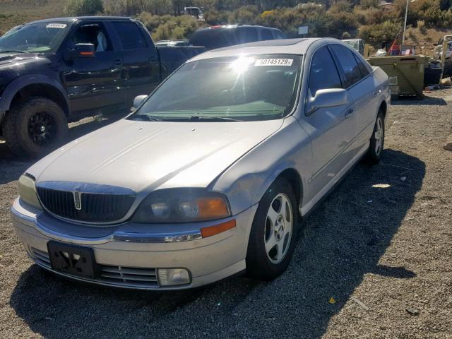 1LNHM86S11Y627822 - 2001 LINCOLN LS 银色 照片 2