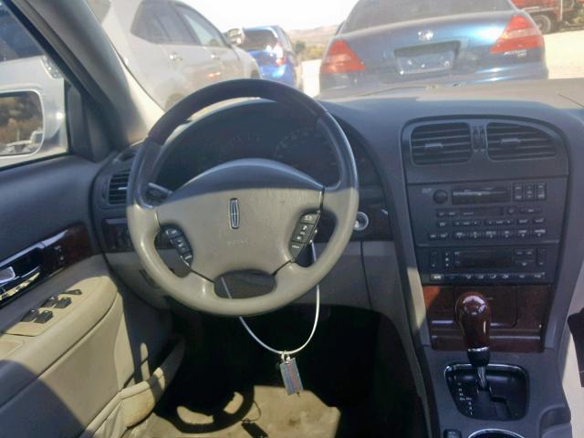 1LNHM86S11Y627822 - 2001 LINCOLN LS 银色 照片 9