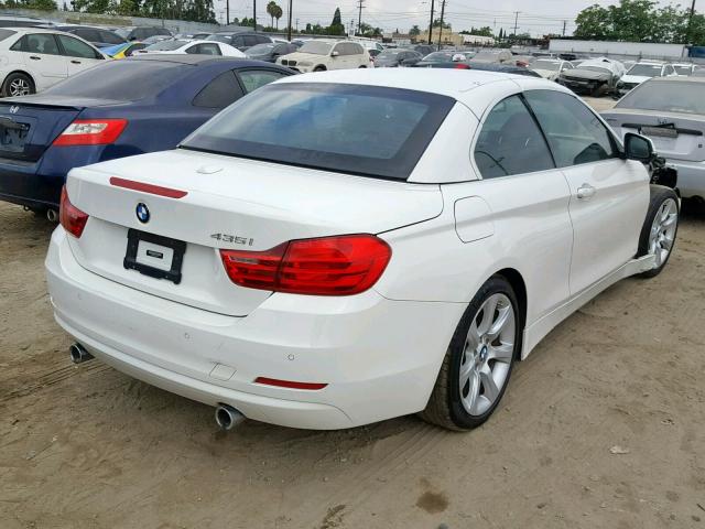 WBA3T3C53FP738398 - 2015 BMW 435 I WHITE photo 4