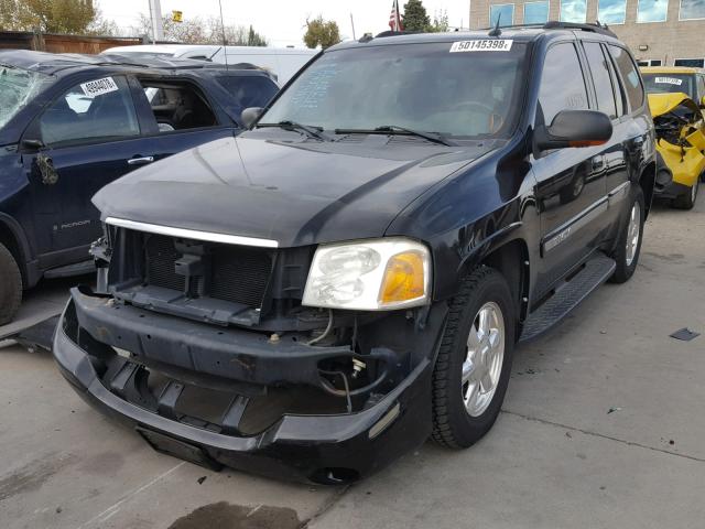 1GKDT13S442222132 - 2004 GMC ENVOY BLACK photo 2