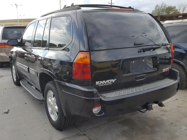 1GKDT13S442222132 - 2004 GMC ENVOY BLACK photo 3