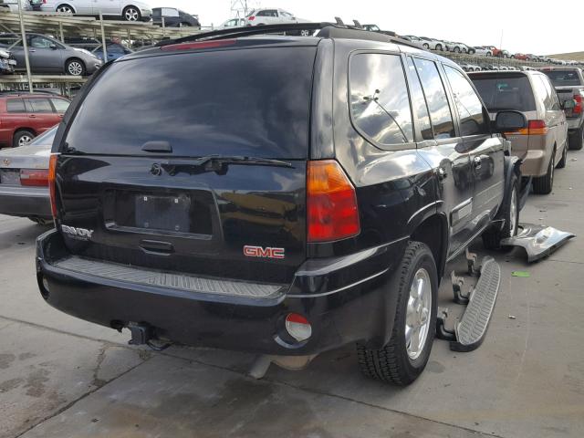 1GKDT13S442222132 - 2004 GMC ENVOY BLACK photo 4