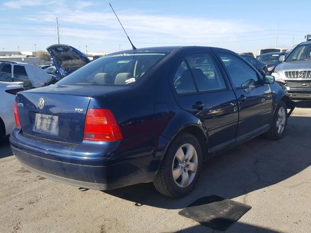 3VWSP69M03M065393 - 2003 VOLKSWAGEN JETTA GLS BLUE photo 4