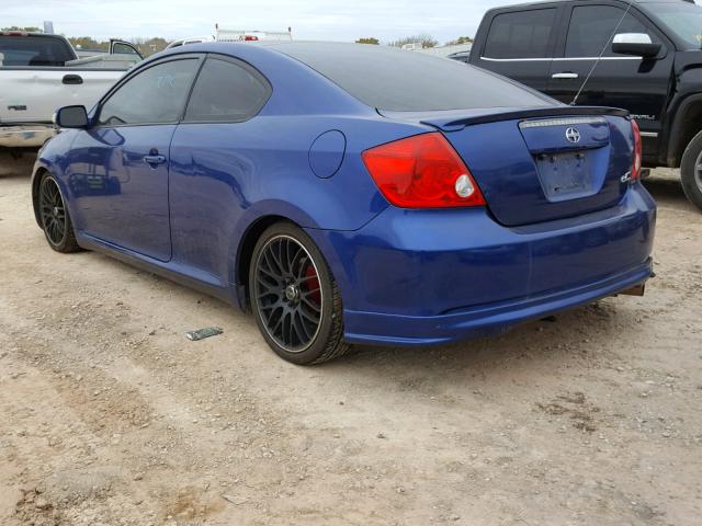 JTKDE177550017369 - 2005 TOYOTA SCION TC ლურჯი ფოტო 3