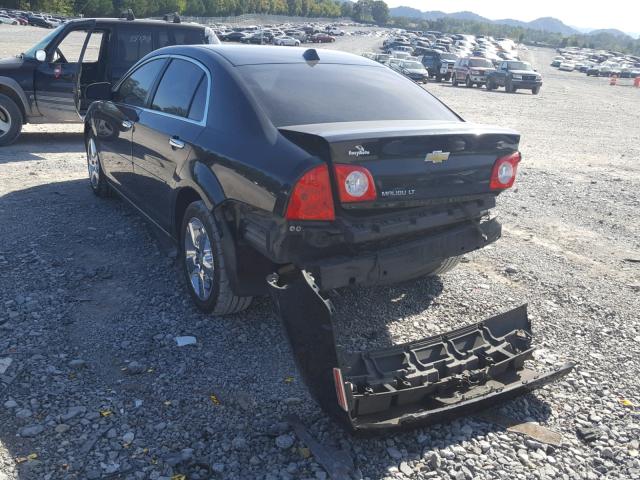 1G1ZD5EU9CF363055 - 2012 CHEVROLET MALIBU 2LT BLACK photo 3