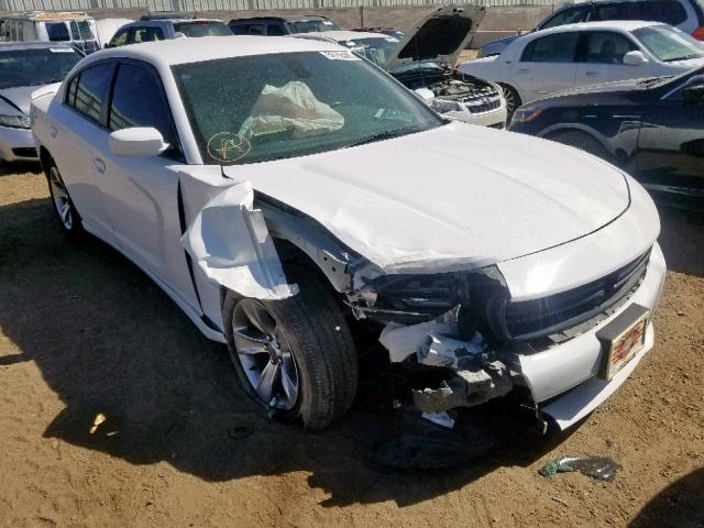 2C3CDXHGXGH257947 - 2016 DODGE CHARGER SX WHITE photo 1