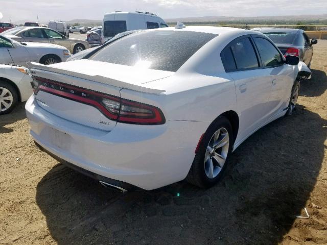 2C3CDXHGXGH257947 - 2016 DODGE CHARGER SX WHITE photo 4