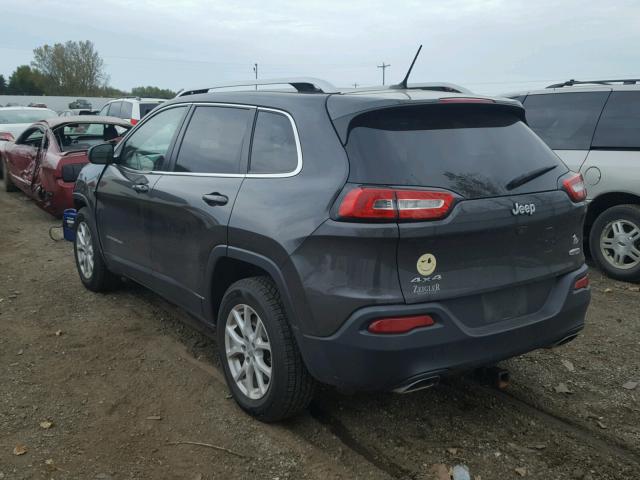 1C4PJMCS6FW787865 - 2015 JEEP CHEROKEE L GRAY photo 3