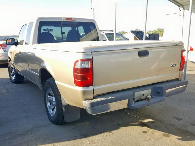 1FTYR14U32PA03514 - 2002 FORD RANGER SUP GOLD photo 3