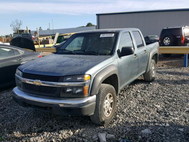 1GCDS136868191873 - 2006 CHEVROLET COLORADO BLUE photo 2