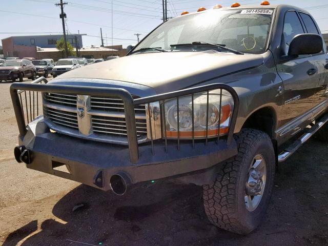 1D7KS28C66J148157 - 2006 DODGE RAM 2500 S ოქროსფერი ფოტო 9