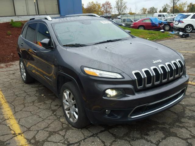 1C4PJMDS8EW138789 - 2014 JEEP CHEROKEE L GRAY photo 1