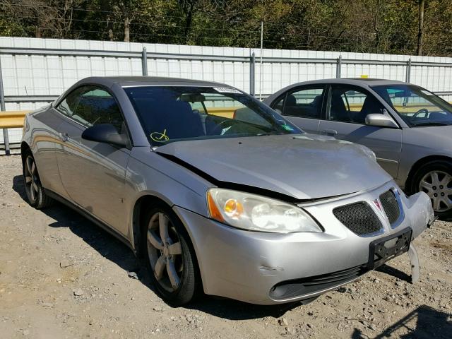 1G2ZH36NX74120156 - 2007 PONTIAC G6 GT SILVER photo 1