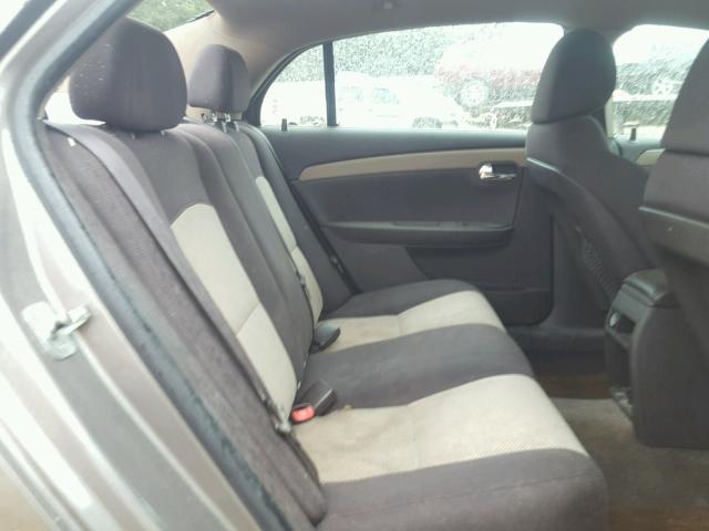 1G1ZA5E06AF105532 - 2010 CHEVROLET MALIBU LS ყავისფერი ფოტო 6