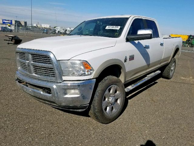 3D73Y3CL5BG553390 - 2011 DODGE RAM 3500 WHITE photo 2