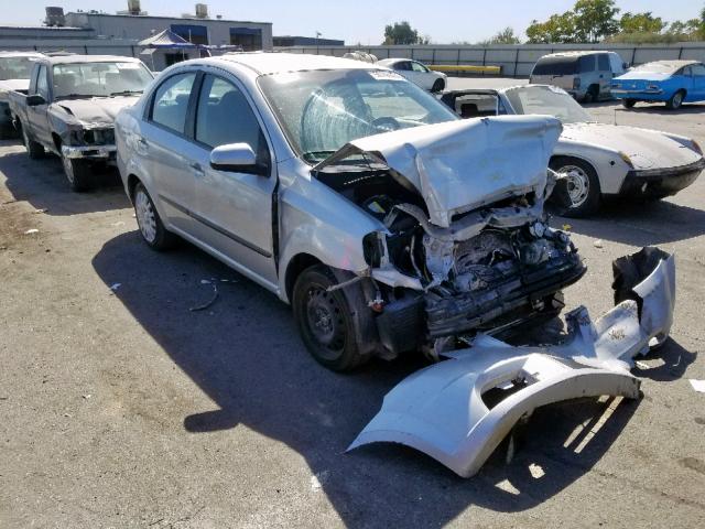 KL1TG5DE8BB246093 - 2011 CHEVROLET AVEO LT SILVER photo 1