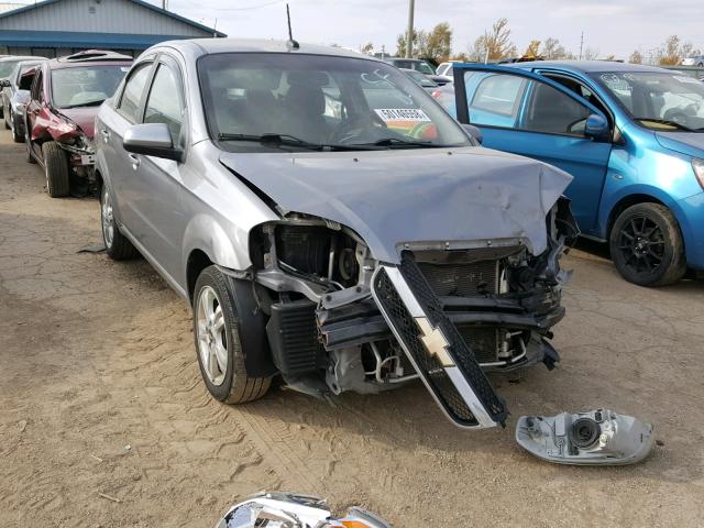 KL1TD5DE5AB131166 - 2010 CHEVROLET AVEO LS GRAY photo 1