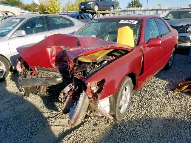 JT8BF28G2X5054609 - 1999 LEXUS ES 300 RED photo 2