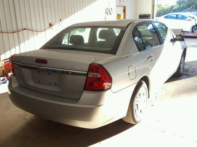 1G1ZS52F35F316201 - 2005 CHEVROLET MALIBU SILVER photo 4